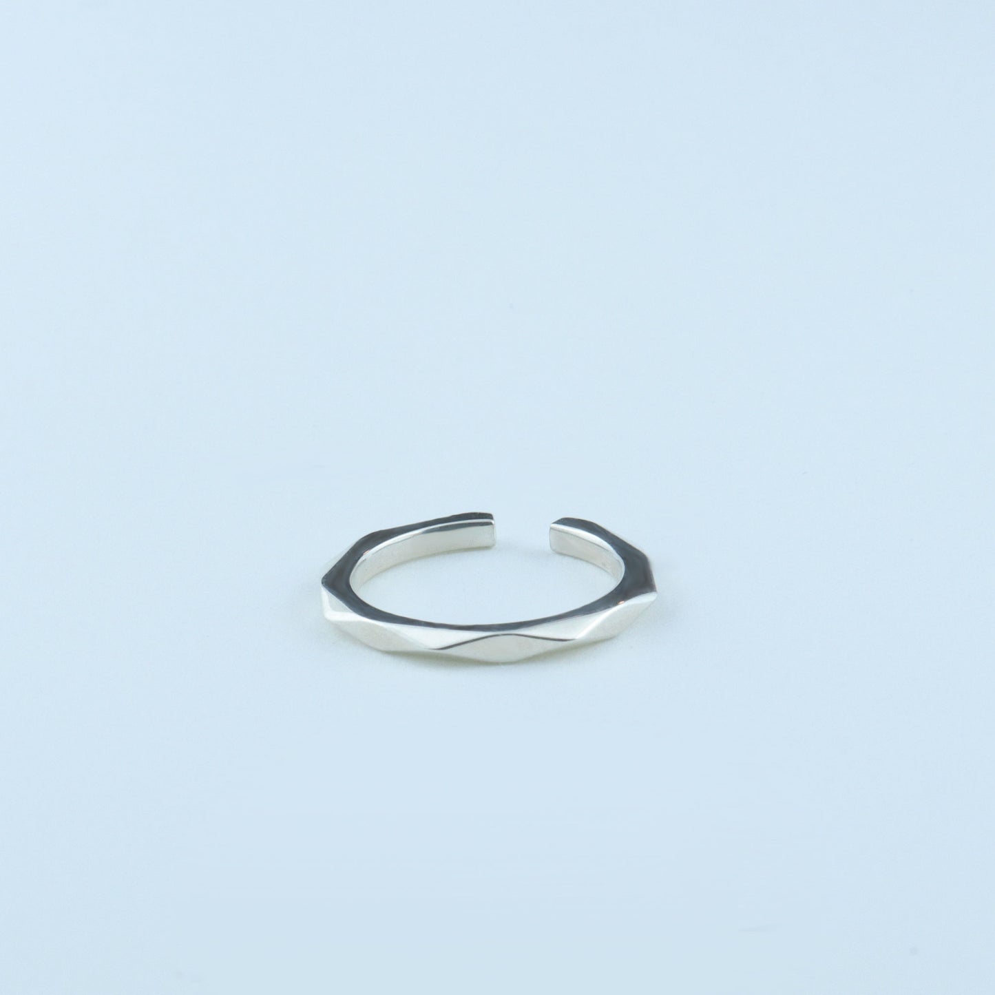 Rhombus ear cuff / Sterling silver