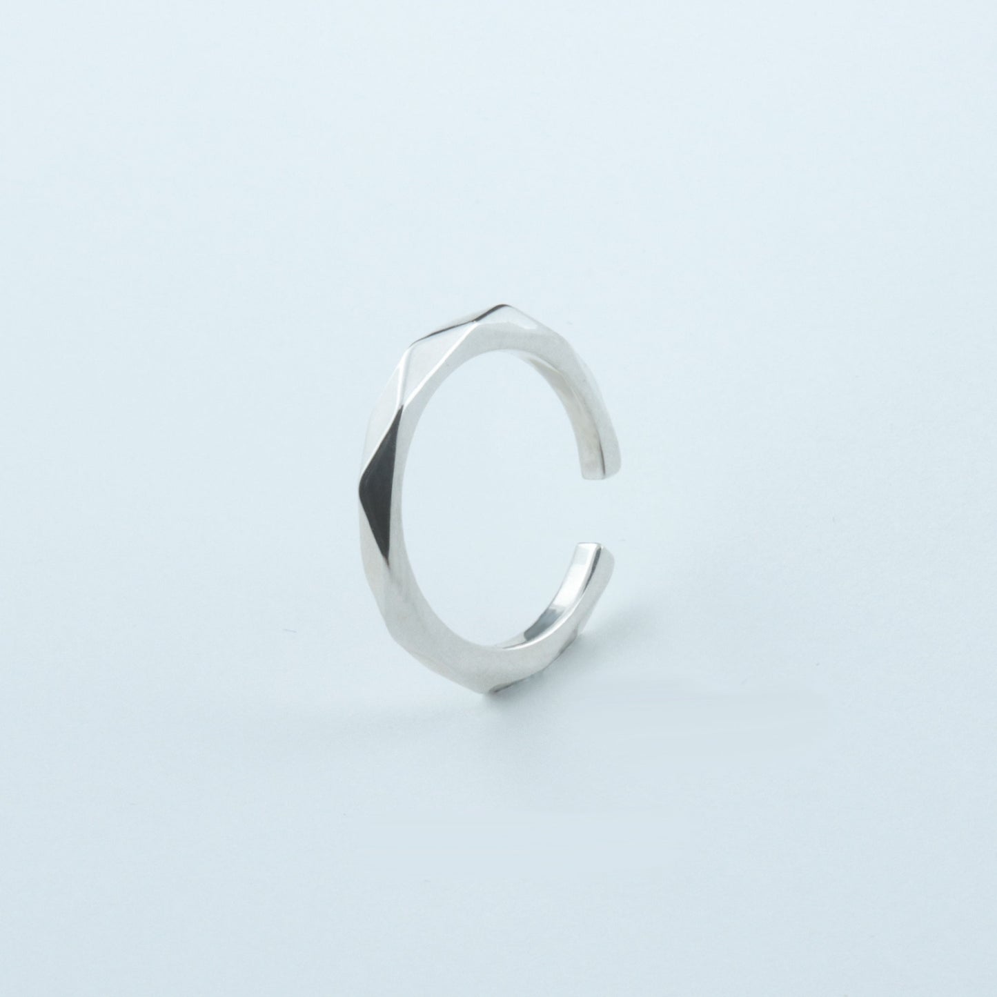Rhombus ear cuff / Sterling silver