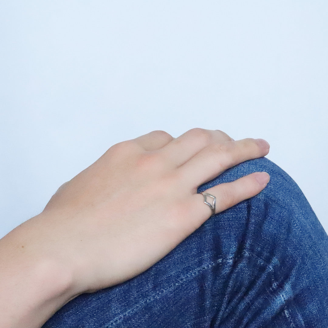 Open ring /  Sterling silver