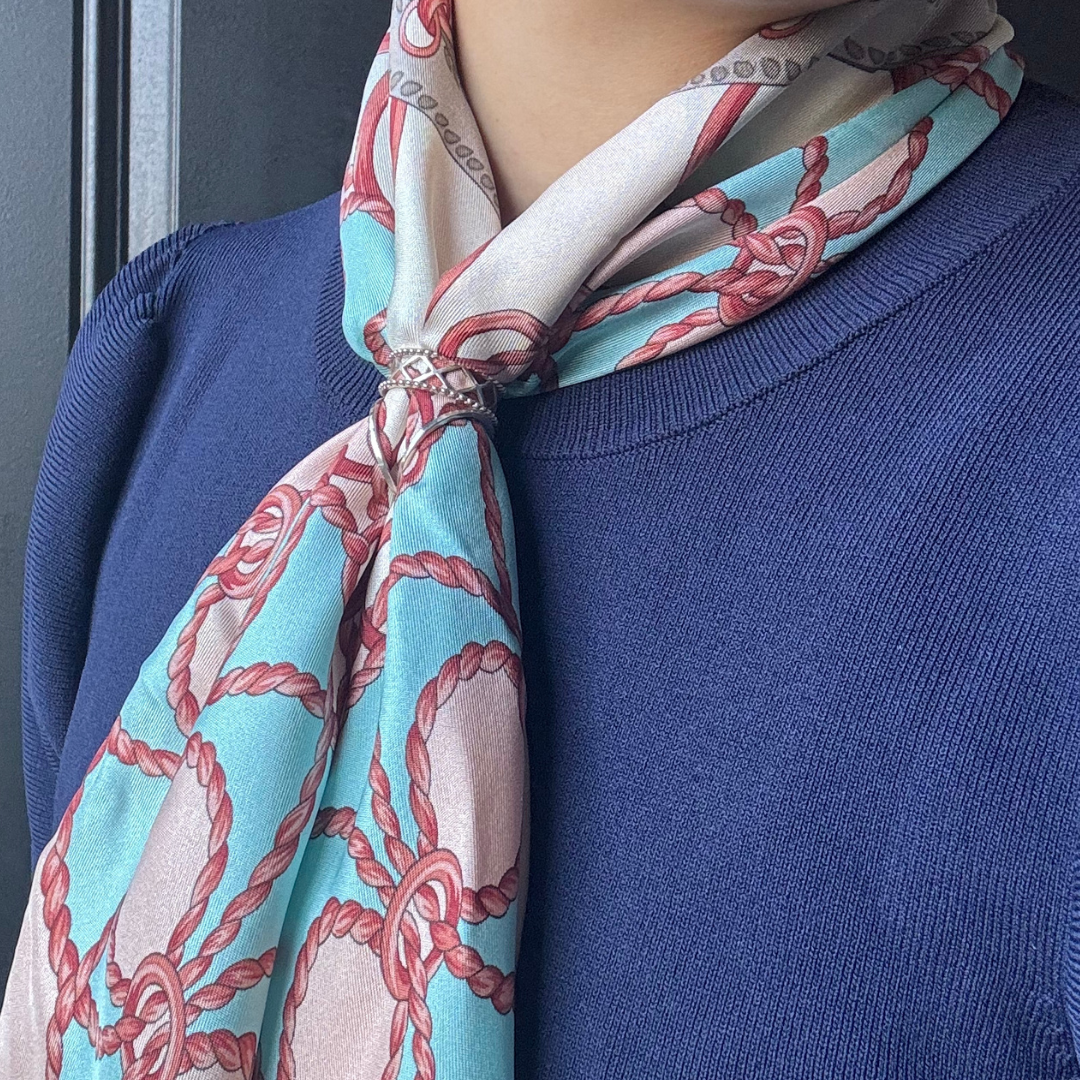 Scarf ring / Sterling silver